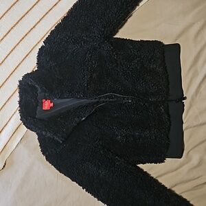 Guess Fluffy Cropped Bonber Jacket
